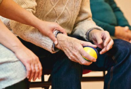 Aging - Person Holding a Stress Ball