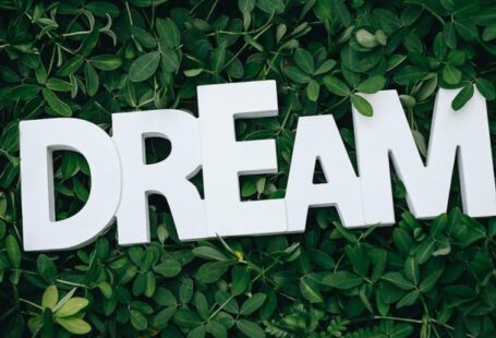 Dreams - Dream Text on Green Leaves