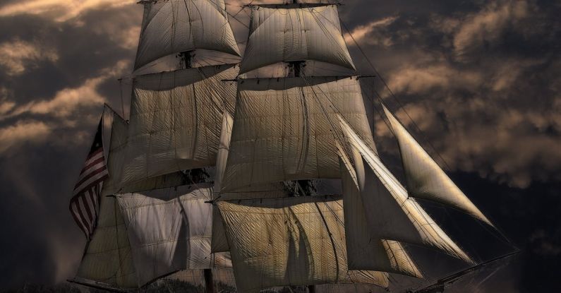 Pirates - White and Brown Galleon Ship